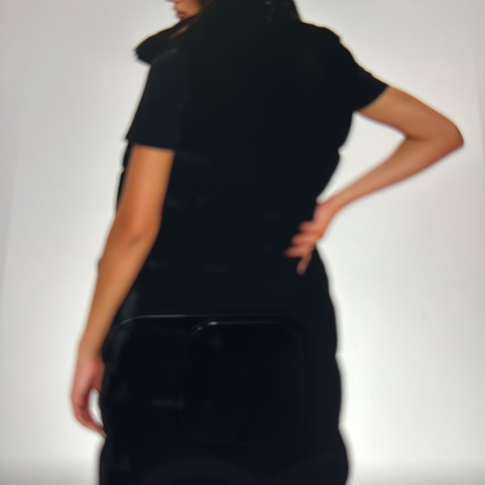 So soft faux fur Long Vest Sz S. Black Perfect condition! Stunning! - Picture 5 of 10